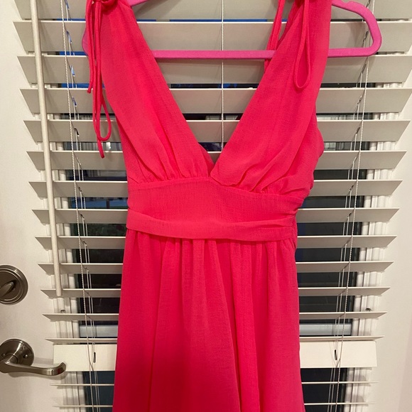 Lucy in the Sky Dresses Lucy In The Sky Hot Pink Mini Dress Poshmark